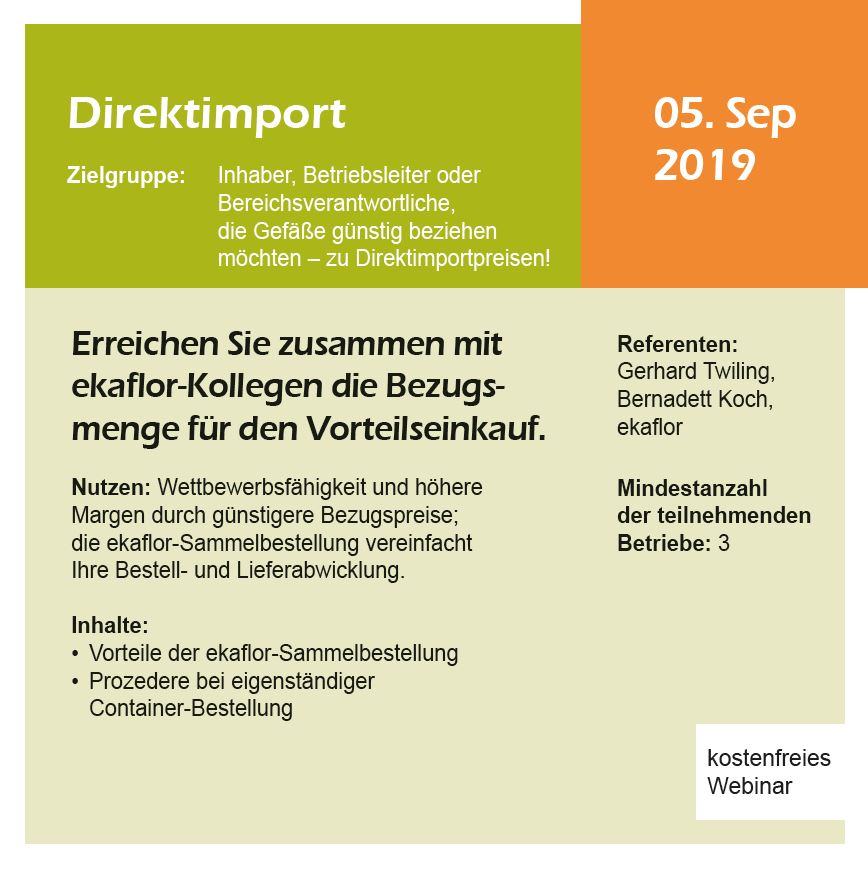 Webinar Direktimport