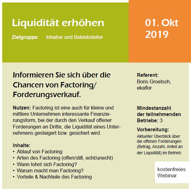 Webinar Liquidität erhöhen