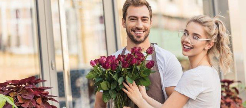Nachhaltiger Florist